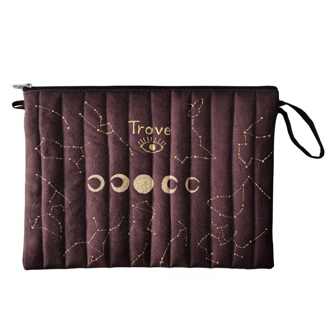 Trove Celestial Laptop Sleeve – Chocolate Brown