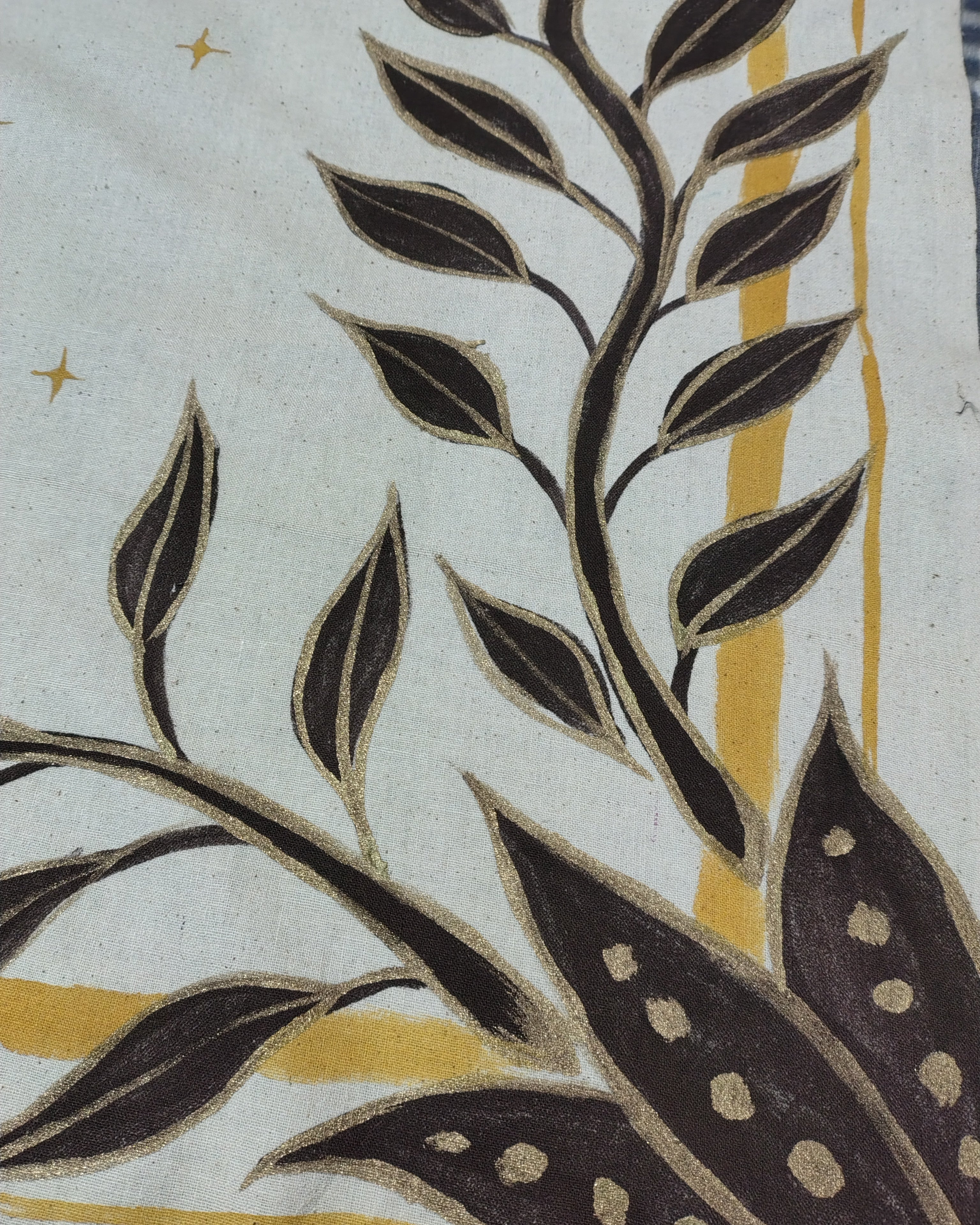 Sun and Moon Tapestry – Hand Painted Wall Hanging | Large Aesthetic Boho Decor