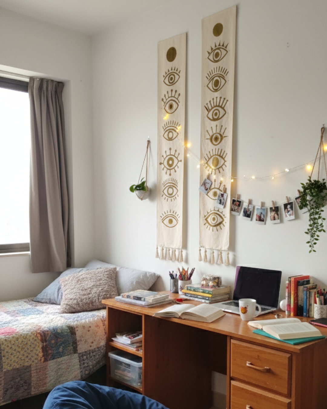 7 Evil Eye Harmony Wall Tapestry (pair)