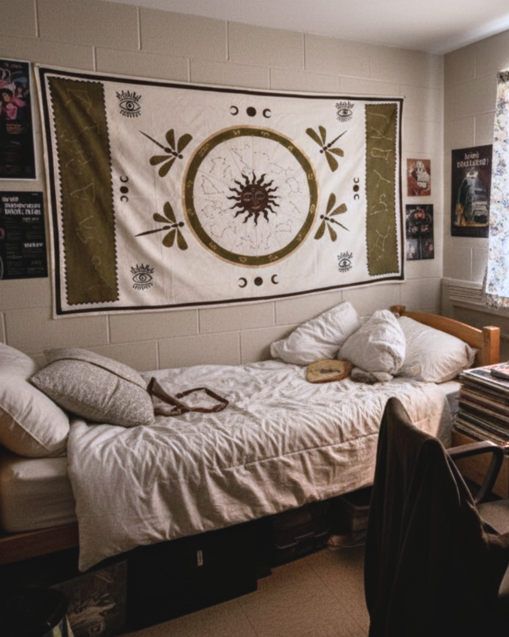 Celestial Zodiac Sun Wall Tapestry