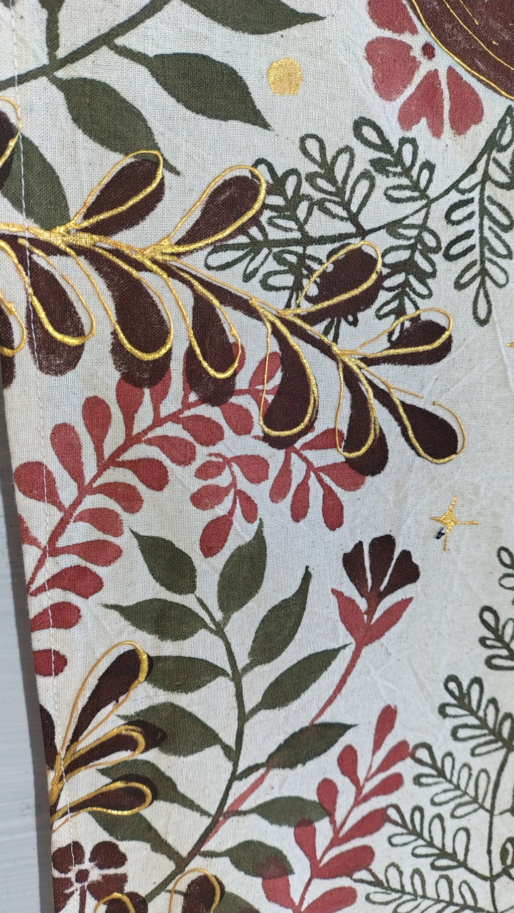 ✨ Handpainted Khadi Moon Tapestry ✨