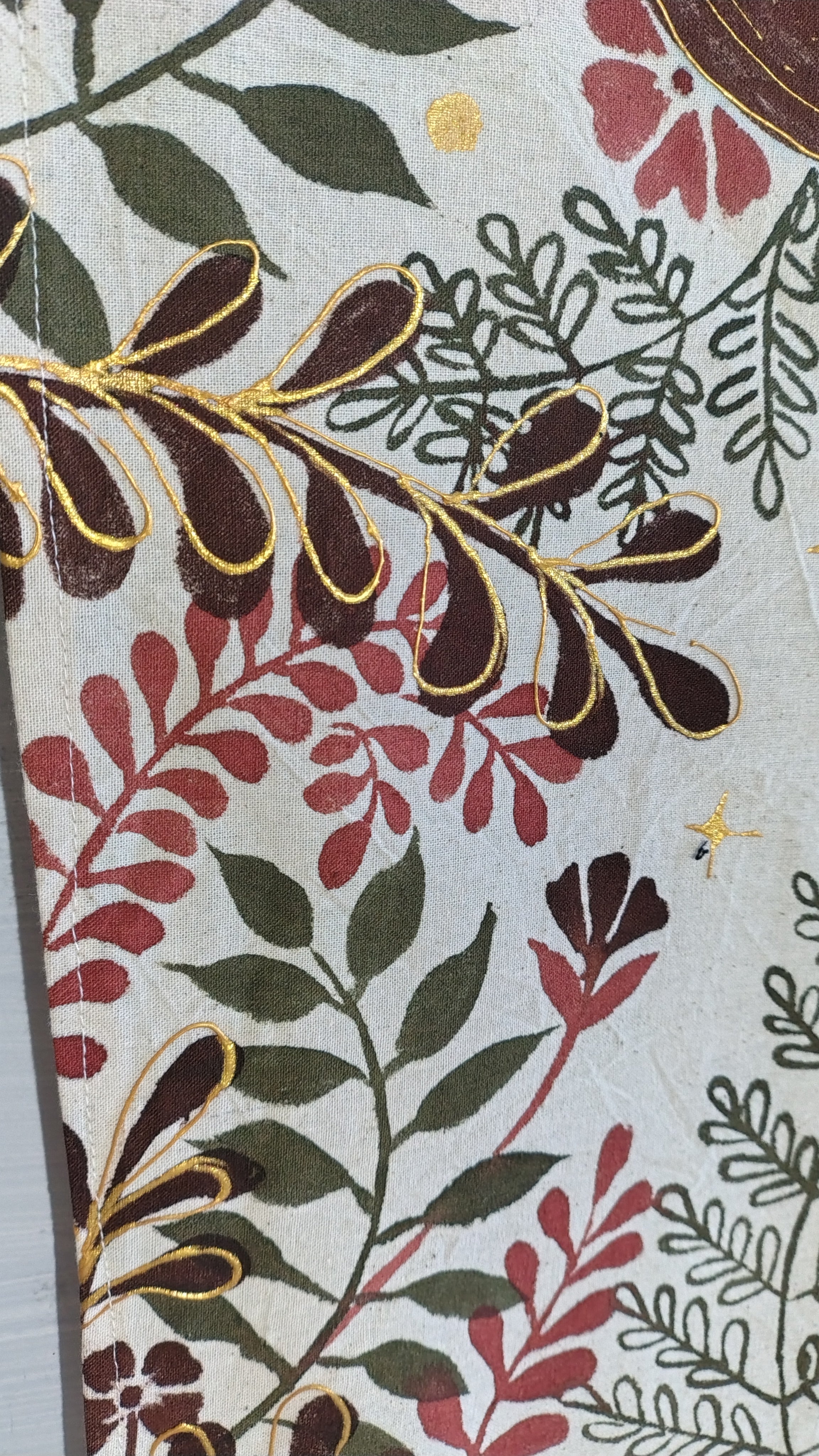 ✨ Handpainted Khadi Moon Tapestry ✨