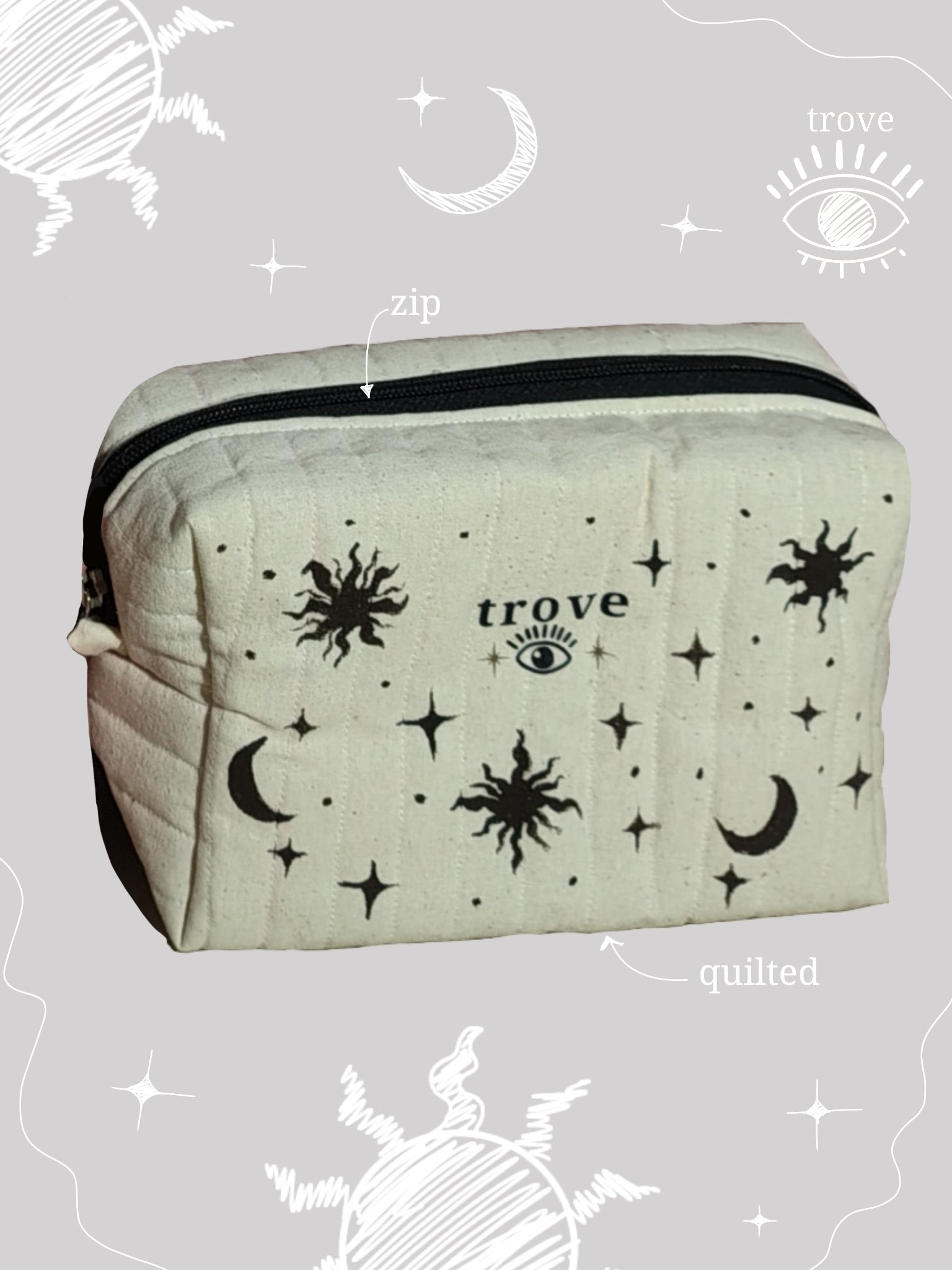 Box pouch - beige