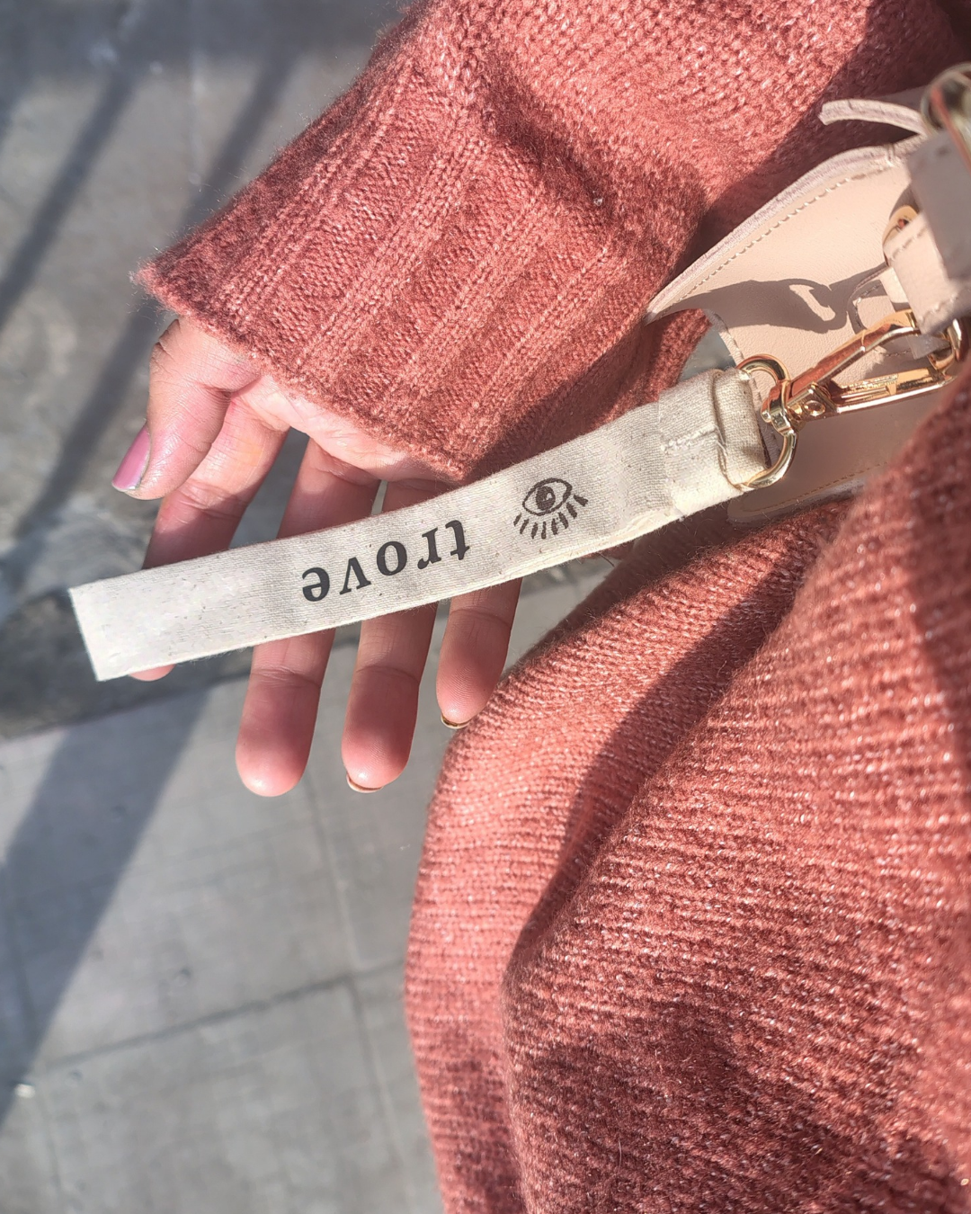 Hand-Painted Cosmic Holding Strap ✨