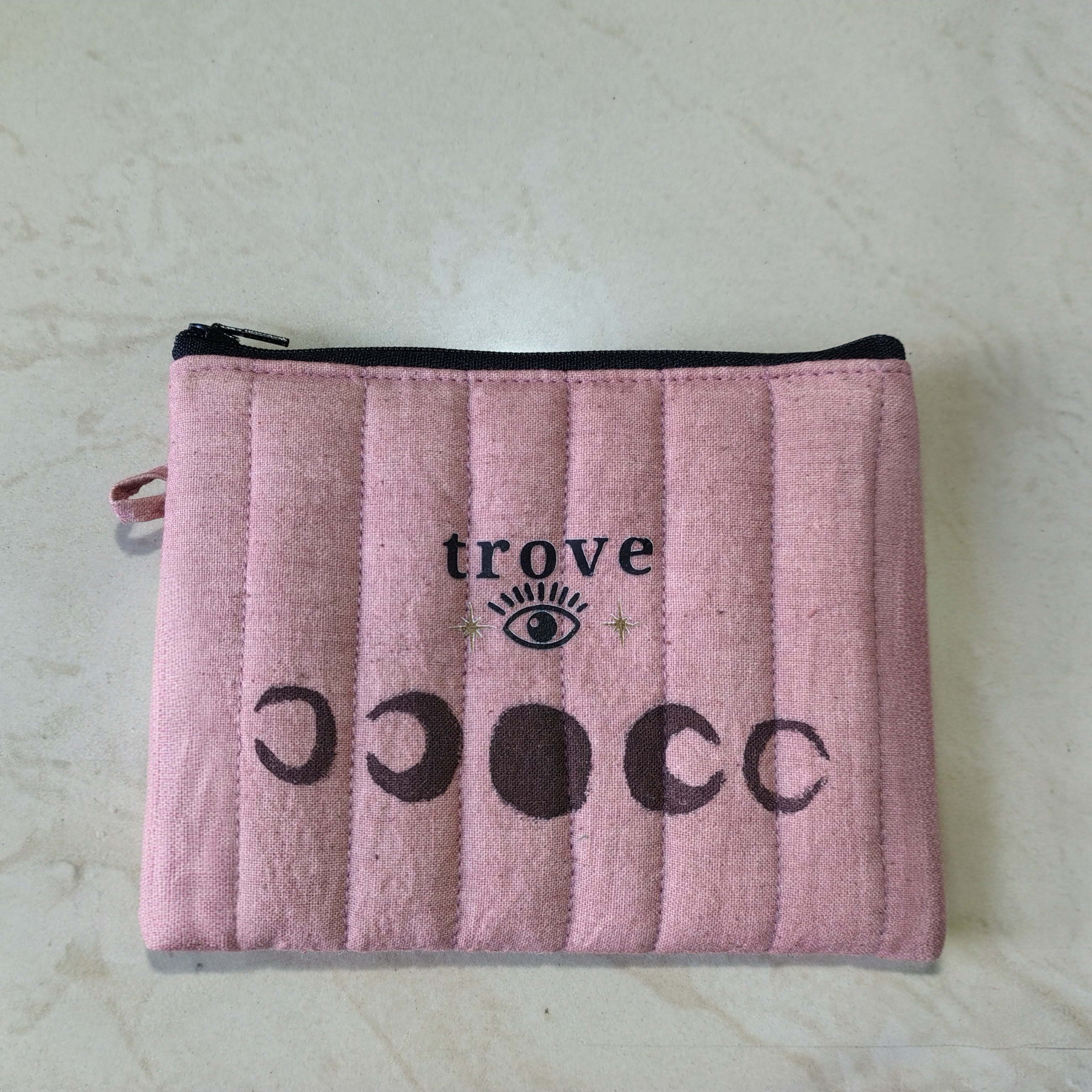 Moon phase Mini Pouch – Soft Pink