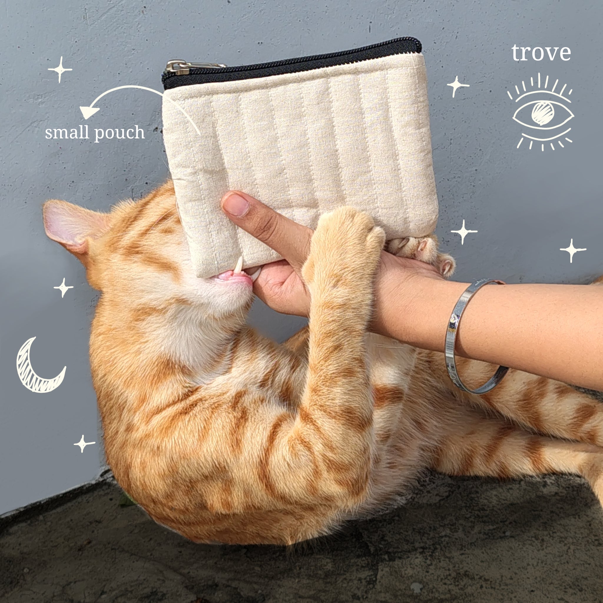 Quilted Small Pouch – Minimal & Handmade