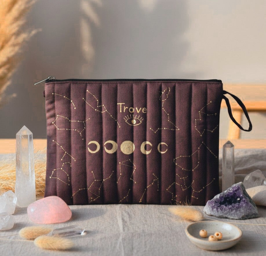 Trove Celestial Laptop Sleeve – Chocolate Brown