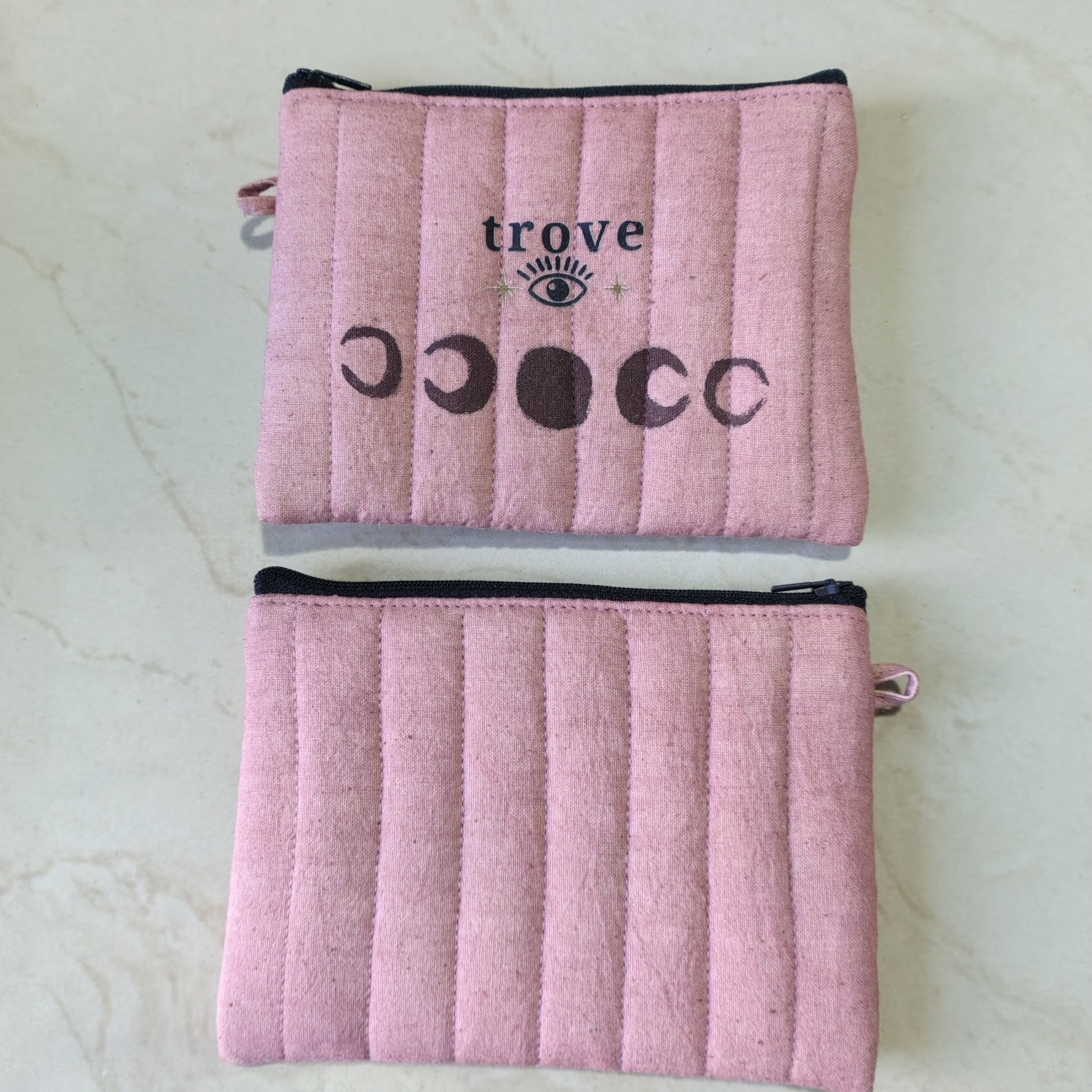 Moon phase Mini Pouch – Soft Pink