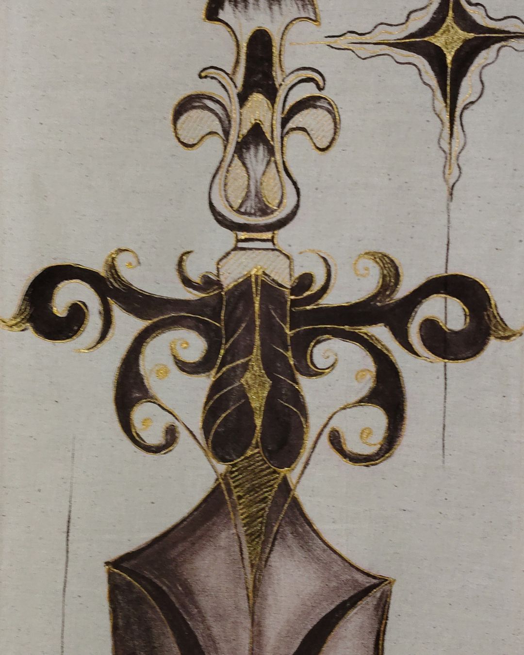 Celestial Blade Anime Wall Tapestry