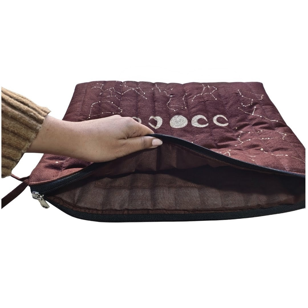 Trove Celestial Laptop Sleeve – Chocolate Brown
