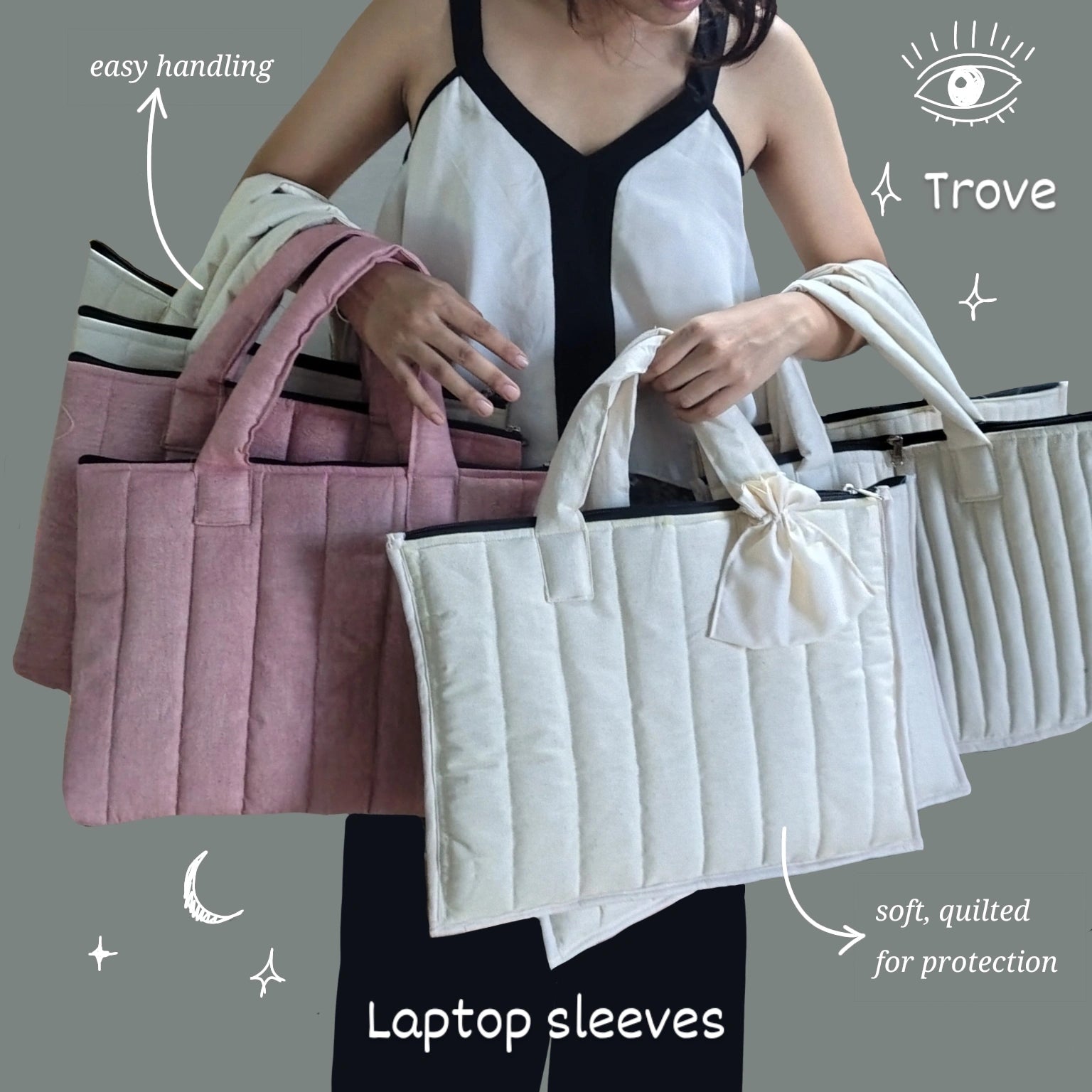 Trove Quilted Laptop Sleeves