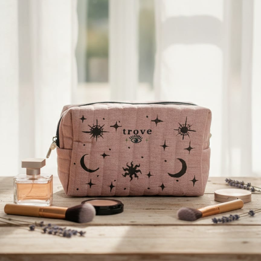 Box pouch - dusky pink
