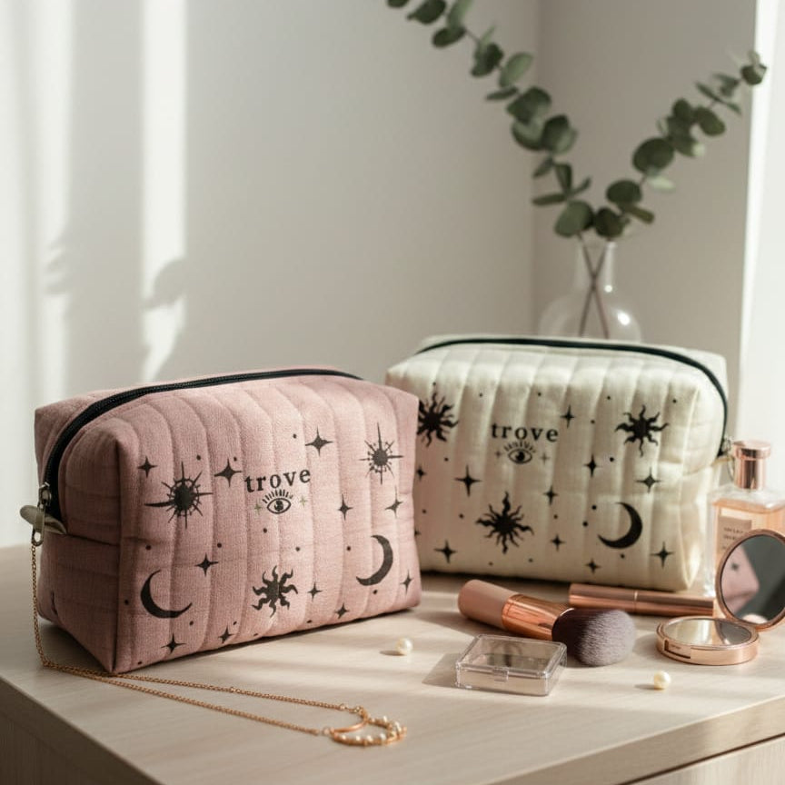 Box pouch - dusky pink